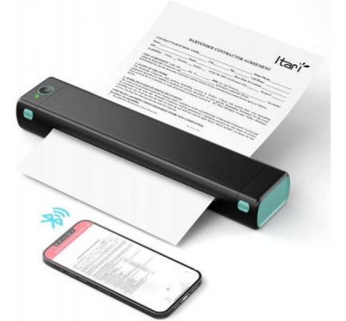 UKRMARK Принтер чеків UKRMARK M08-BK А4, Bluetooth, USB, чорний (900781)