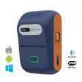 UKRMARK Принтер етикеток UKRMARK DP26BL bluetooth, USB, синій (900884)