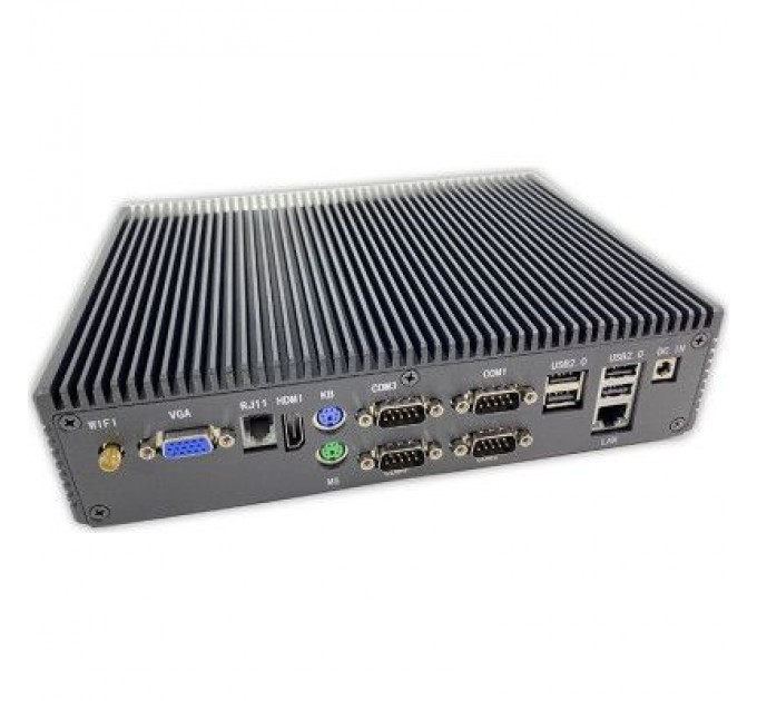 Geos Промисловий ПК Geos BOX-2, J1900, 4Gb/128Gb/6xUSB/4xRS232/Ethernet (GEOS BOX-2 SSD 4 Gb, ОП 128Gb)