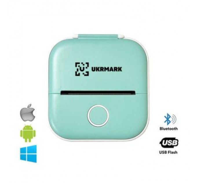 UKRMARK Принтер чеків UKRMARK P02GN Bluetooth, зелений (900943)