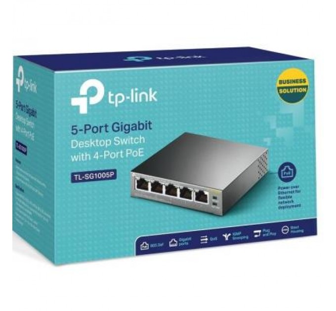 TP-Link Комутатор мережевий TP-Link TL-SG1005P