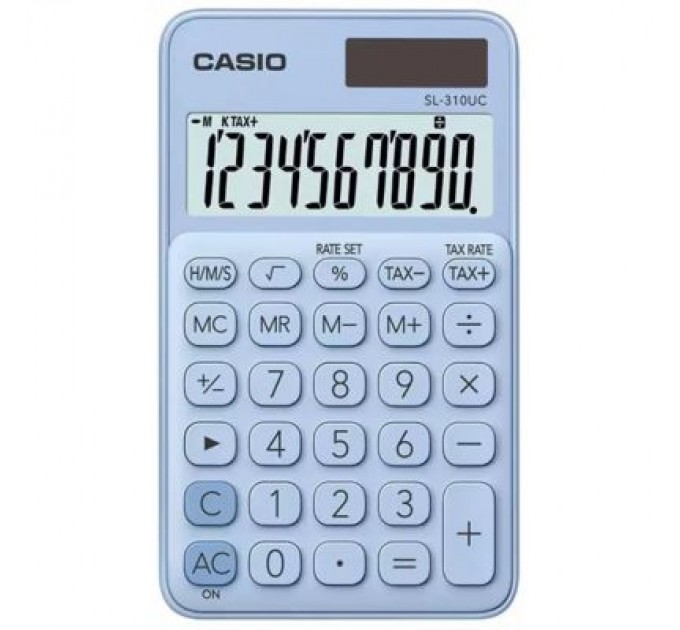 Casio Калькулятор Casio SL-310UC-LB-W-EC, блакитний (CALC-CAS-SL-310UC-LB)