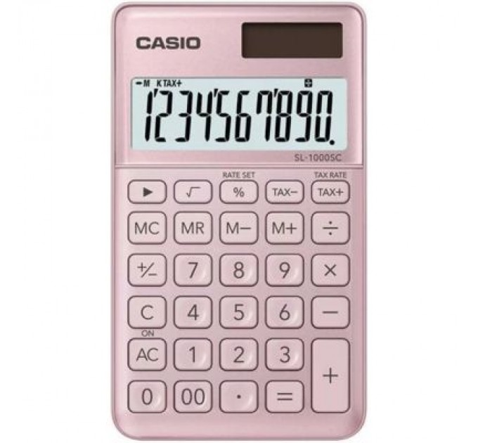 Casio Калькулятор Casio SL-1000SC-PK-W-EP, рожевий (CALC-CAS-SL-1000SC-P)