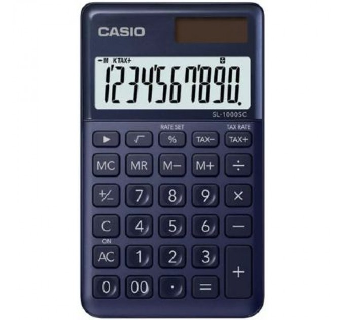 Casio Калькулятор Casio SL-1000SC-NY-W-EP, темно-синій (CALC-CAS-SL-1000SC-N)