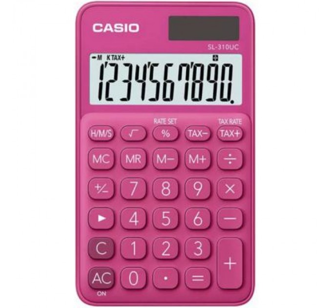 Casio Калькулятор Casio SL-310UC-RD-W-EC, червоний (CALC-CAS-SL-310UC-RD)