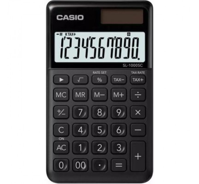 Casio Калькулятор Casio SL-1000SC-BK-W-EP, чорний (CALC-CAS-SL-1000SC-B)