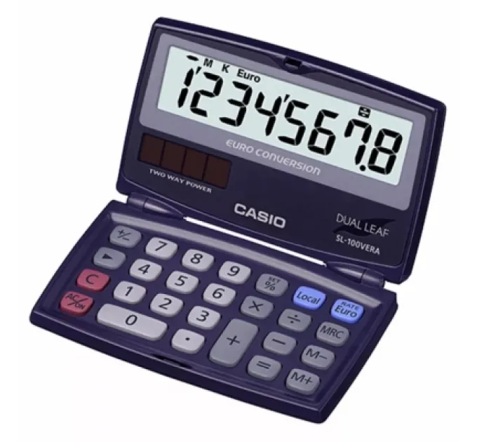 Casio Калькулятор Casio SL-100VERA-WA-E, чорний (CALC-CAS-SL-100VERA)