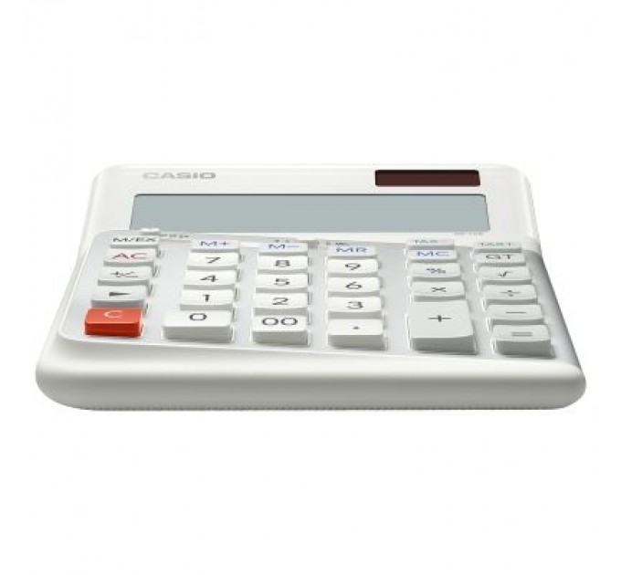 Casio Калькулятор Casio DE-12E-WE-WA-E, білий (CALC-CAS-DE-12E-WE-W)