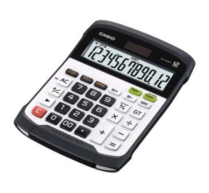 Casio Калькулятор Casio WD-320MT-W-EC, чорно-білий (CALC-CAS-WD-320MT-W)