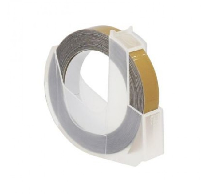 UKRMARK Стрічка для принтера етикеток UKRMARK D-520104- GO, 9 мм х 3 м, gold, сумісна з DYMO 520104 (900378)