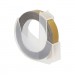 UKRMARK Стрічка для принтера етикеток UKRMARK D-520104- GO, 9 мм х 3 м, gold, сумісна з DYMO 520104 (900378)