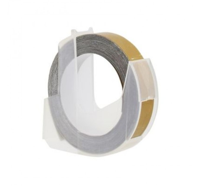 UKRMARK Стрічка для принтера етикеток UKRMARK D-520104- GO, 9 мм х 3 м, gold, сумісна з DYMO 520104 (900378)