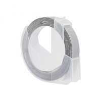 Стрічка для принтера етикеток UKRMARK D-520105- GO, 9 мм х 3 м, silver, сумісна з DYMO 520105 (900379)