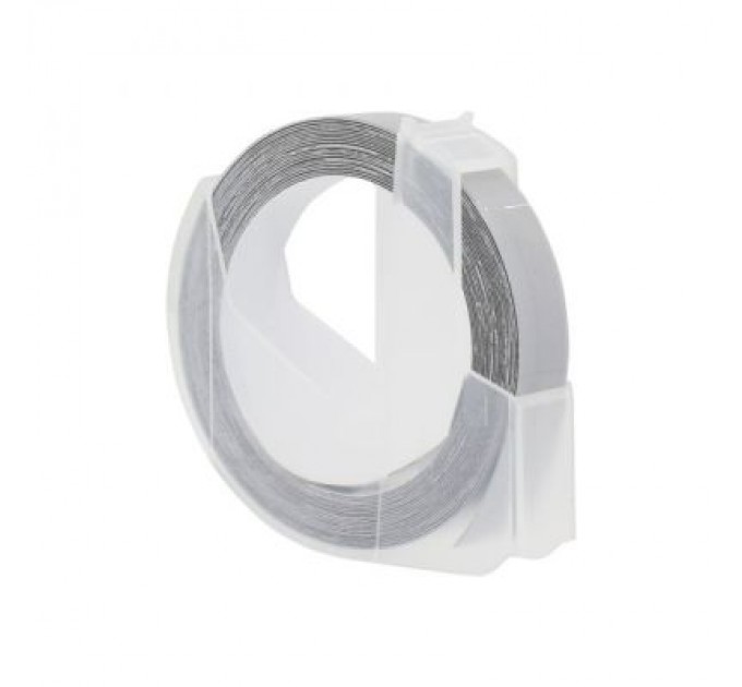 UKRMARK Стрічка для принтера етикеток UKRMARK D-520105- GO, 9 мм х 3 м, silver, сумісна з DYMO 520105 (900379)