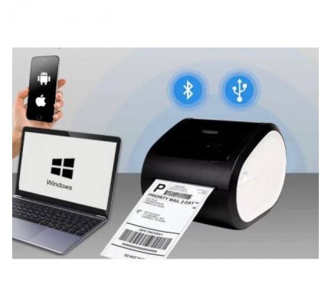 UKRMARK Принтер етикеток UKRMARK 520, USB, Bluetooth (900352)