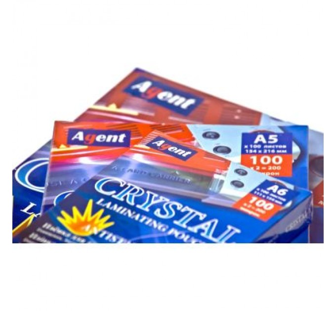 Agent Плівка для ламінування Agent глянц. А5 100мкн (100 шт.) (3150021)