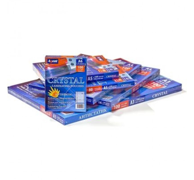 Agent Плівка для ламінування Agent глянц. А5 100мкн (100 шт.) (3150021)