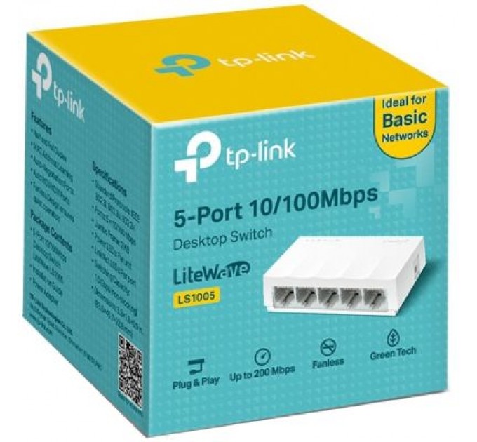 TP-Link Комутатор мережевий TP-Link LS1005