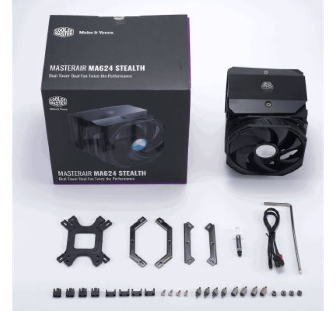 COOLER MASTER Кулер до процесора CoolerMaster MasterAir MA624 (MAM-D6PS-314PK-R1)