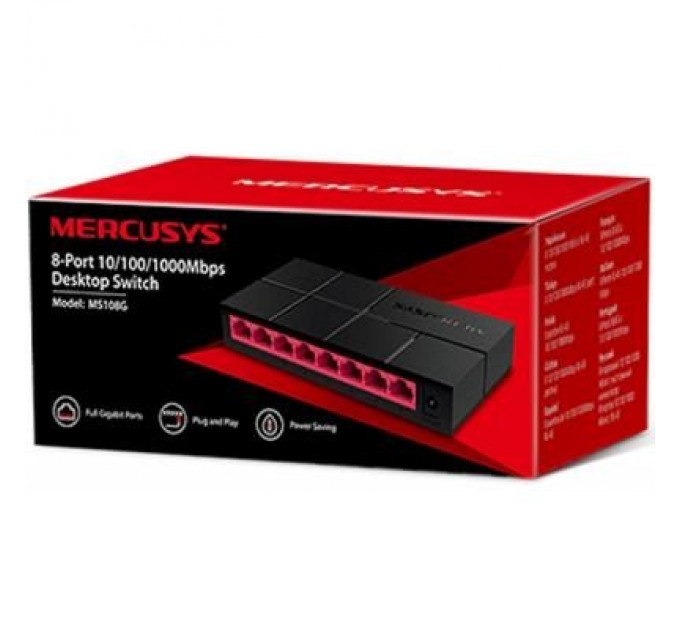 Mercusys Комутатор мережевий Mercusys MS108G