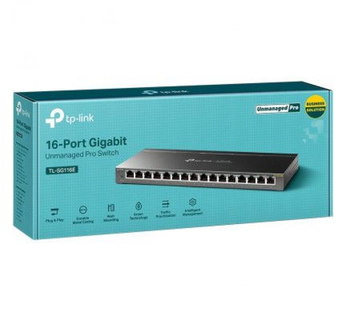 TP-Link Комутатор мережевий TP-Link TL-SG116E