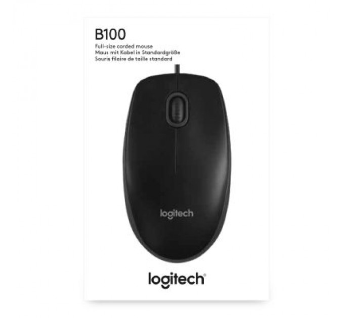 Logitech Мишка Logitech B100 Black (910-003357)