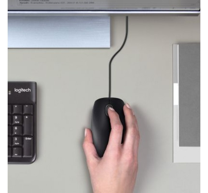 Logitech Мишка Logitech B100 Black (910-003357)