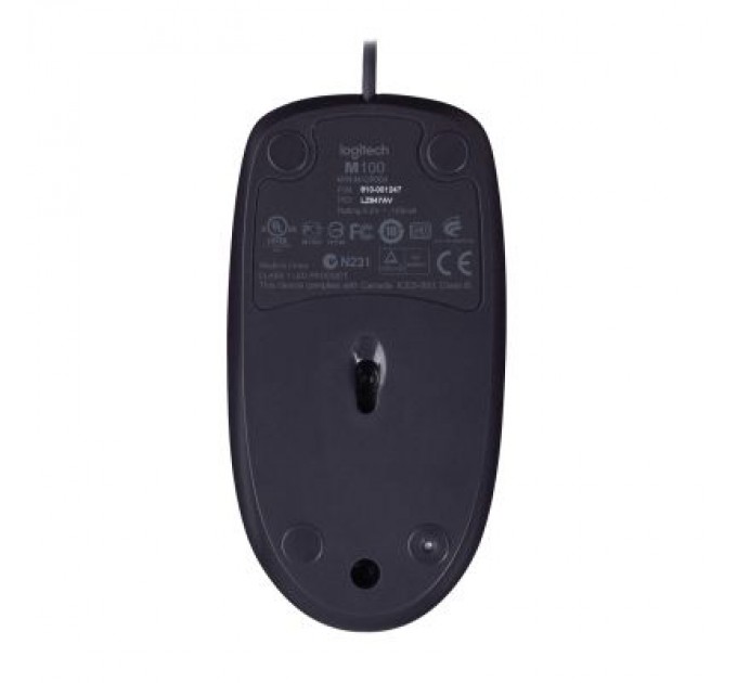 Logitech Мишка Logitech B100 Black (910-003357)
