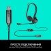 Logitech Навушники Logitech PC 960 Stereo Headset USB (981-000100)