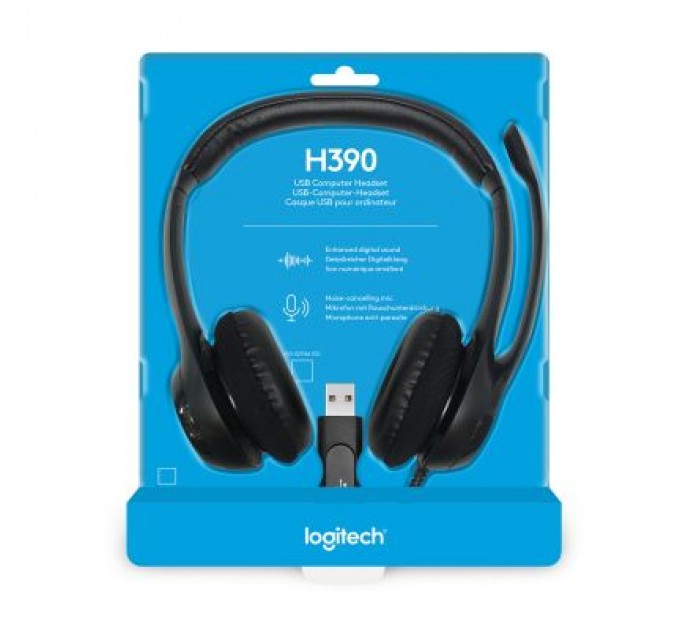 Logitech Навушники Logitech H390 (981-000406)