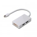 Digitus Перехідник mini DisplayPort to DisplayPort-HDMI-DV Digitus (AK-340509-002-W)