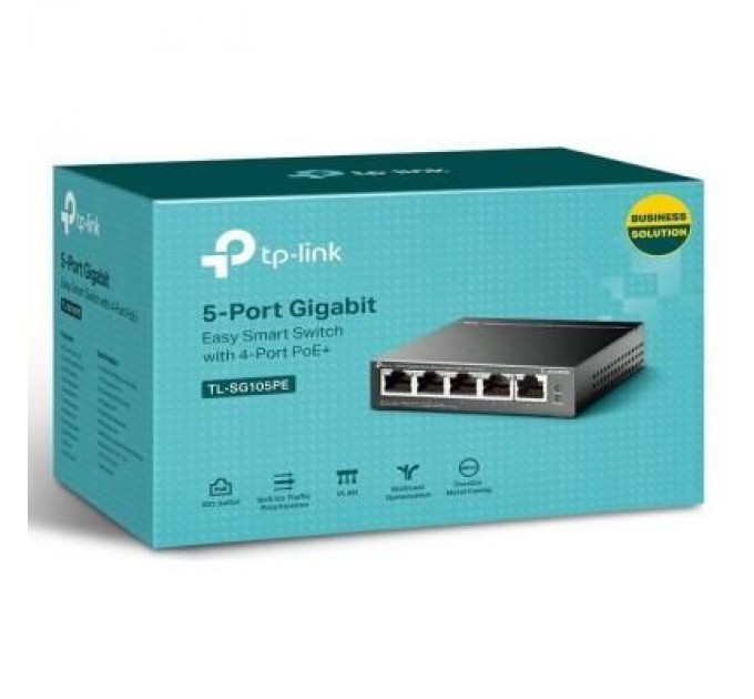TP-Link Комутатор мережевий TP-Link TL-SG105PE
