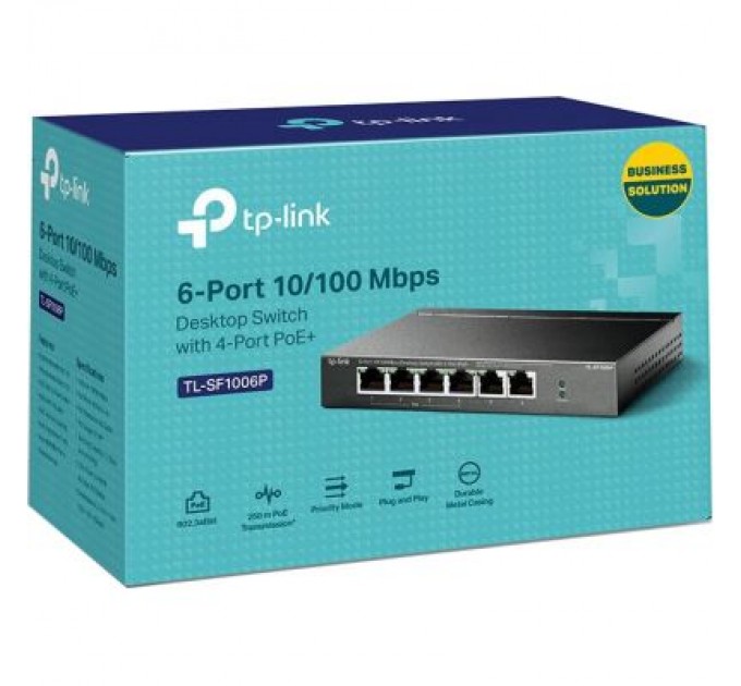 TP-Link Комутатор мережевий TP-Link TL-SF1006P