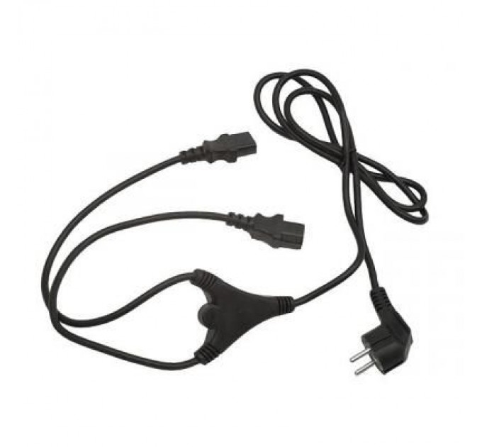 Cablexpert Кабель живлення C13 2x 2m Cablexpert (PC-186-ML6)
