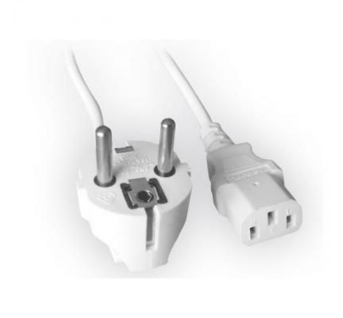 Cablexpert Кабель живлення C13 1.8m white Cablexpert (PC-186W-VDE)