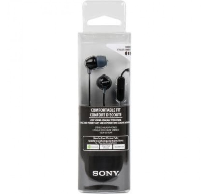 Sony Навушники Sony MDR-EX15AP Black (MDREX15APB.CE7)