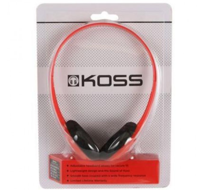 Koss Навушники Koss KPH7 Red (KPH7r)
