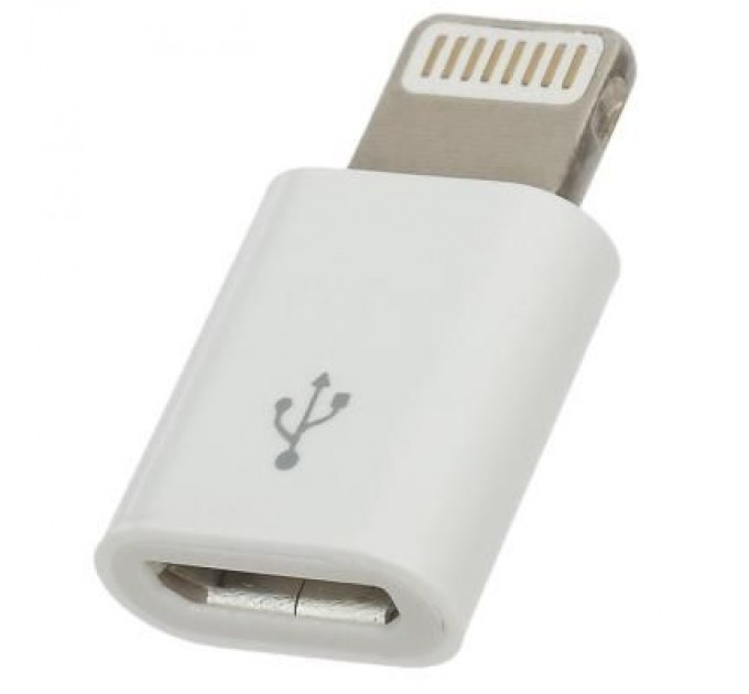 PowerPlant Перехідник PowerPlant Apple Lightning 8-pin to Micro USB (DV00DV4047)