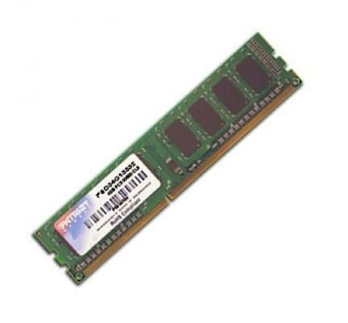 Patriot Модуль пам'яті для комп'ютера DDR3 4GB 1333 MHz Patriot (PSD34G13332)