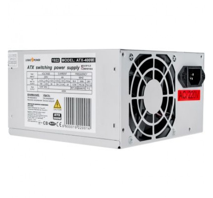 LogicPower Блок живлення LogicPower 400W (ATX-400W-80+)