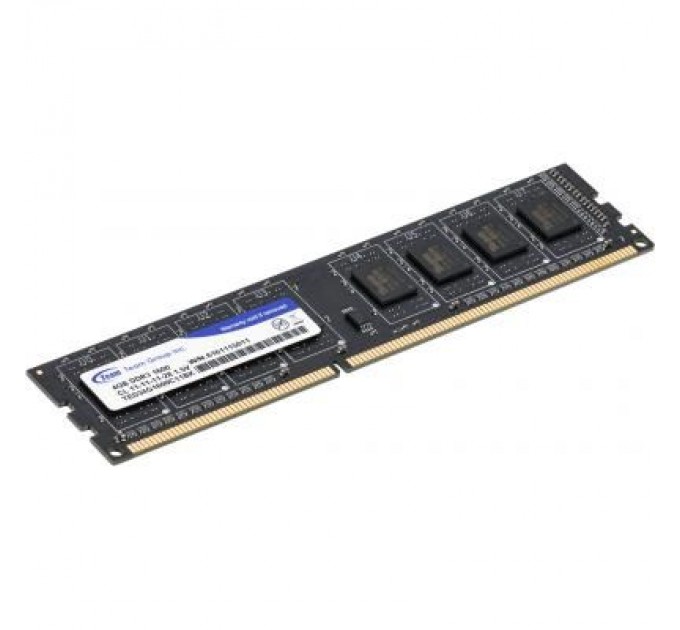 Team Модуль пам'яті для комп'ютера DDR3 4GB 1600 MHz Team (TED34GM1600C1101 / TED34G1600C1101)