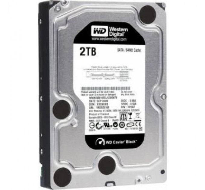 WD Жорсткий диск 3.5" 2TB WD (WD2003FZEX)