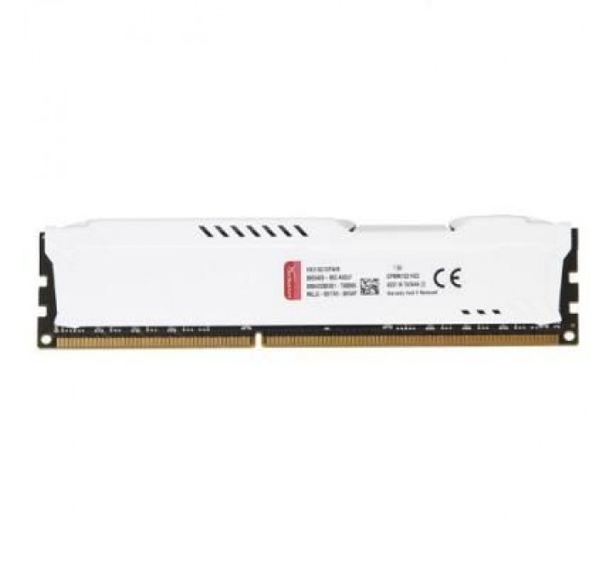 Kingston Fury (ex.HyperX) Модуль пам'яті для комп'ютера DDR3 8Gb 1600 MHz HyperX Fury White Kingston Fury (ex.HyperX) (HX316C10FW/8)