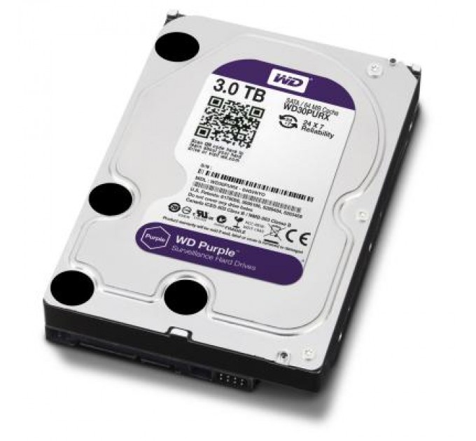 WD Жорсткий диск 3.5" 3TB WD (WD30PURX)
