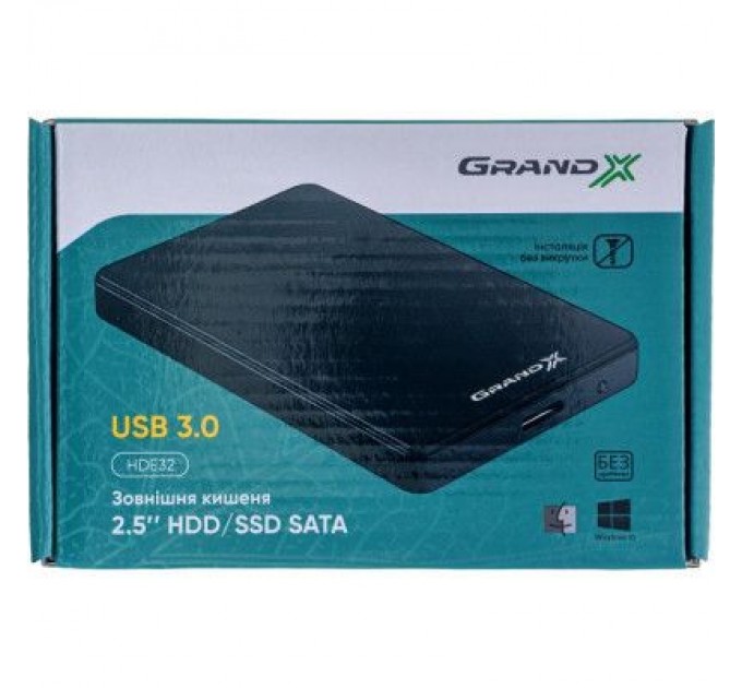 Grand-X Кишеня зовнішня Grand-X HDE32