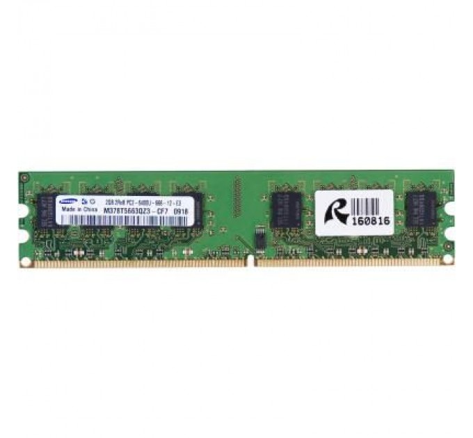 Samsung Модуль пам'яті для комп'ютера DDR2 2GB 800 MHz Samsung (M378B5663QZ3-CF7 / M378T5663QZ3-CF7)