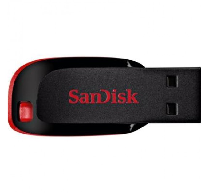 SanDisk USB флеш накопичувач SanDisk 64GB Cruzer Blade Black/red USB 2.0 (SDCZ50-064G-B35)