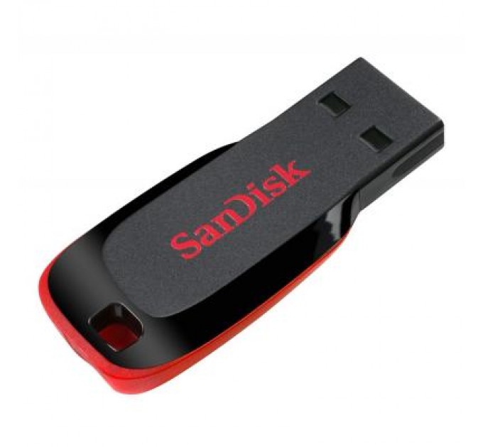 SanDisk USB флеш накопичувач SanDisk 64GB Cruzer Blade Black/red USB 2.0 (SDCZ50-064G-B35)