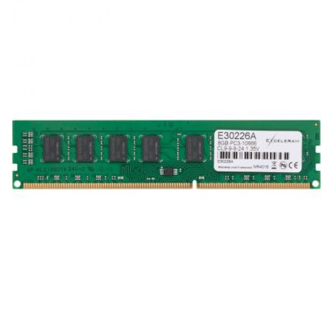 eXceleram Модуль пам'яті для комп'ютера DDR3L 8GB 1333 MHz eXceleram (E30226A)