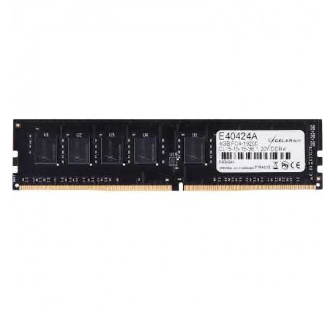 eXceleram Модуль пам'яті для комп'ютера DDR4 4GB 2400 MHz eXceleram (E40424A)